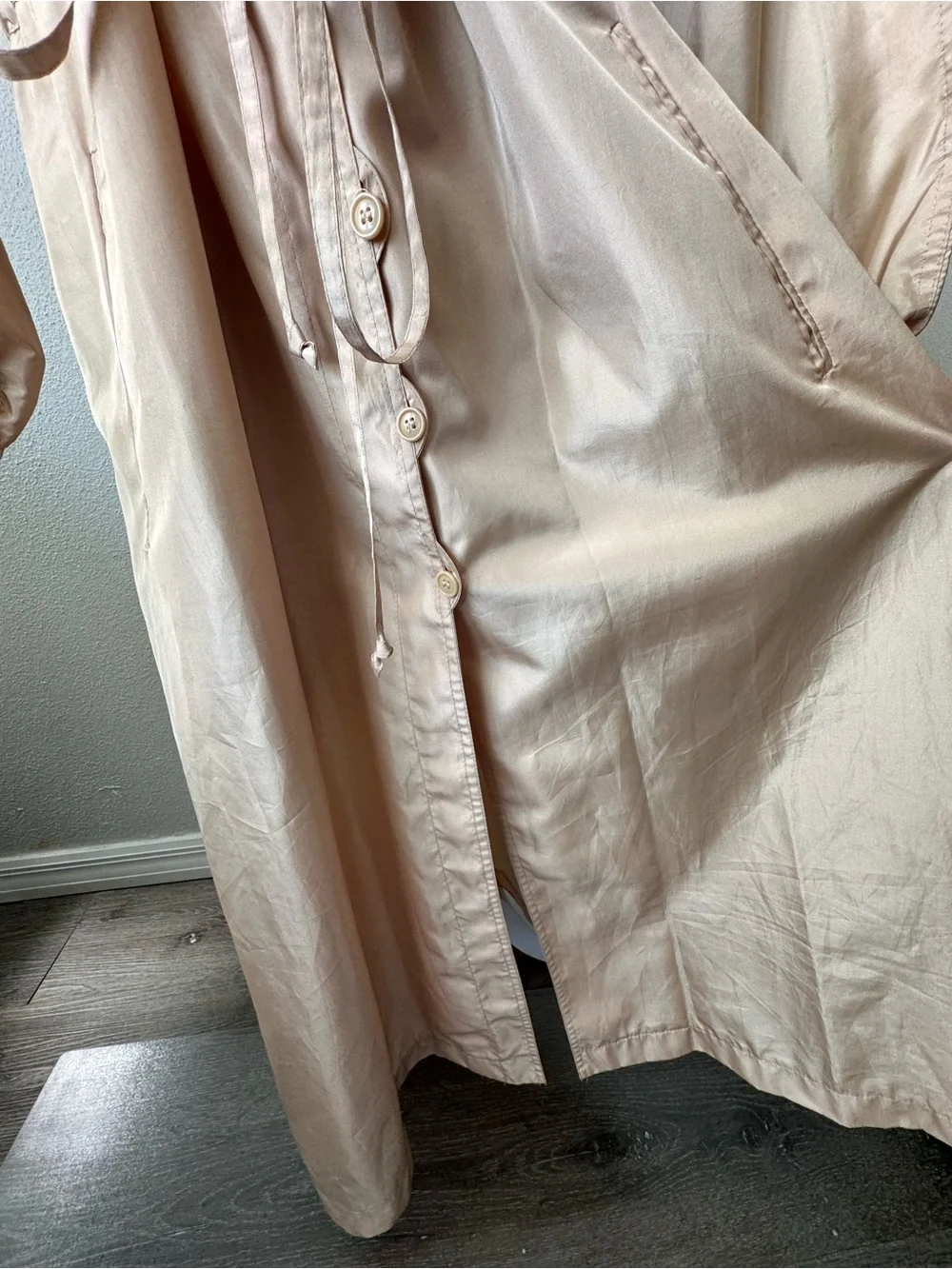Carol Cohen Braefair Vintage 60’s 70’s Long Trench Coat Lightweight